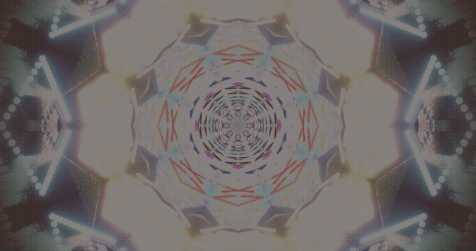 Kaleidoscope Neon Tunnel Screensaver 4K UHD 60fps VJ Loop