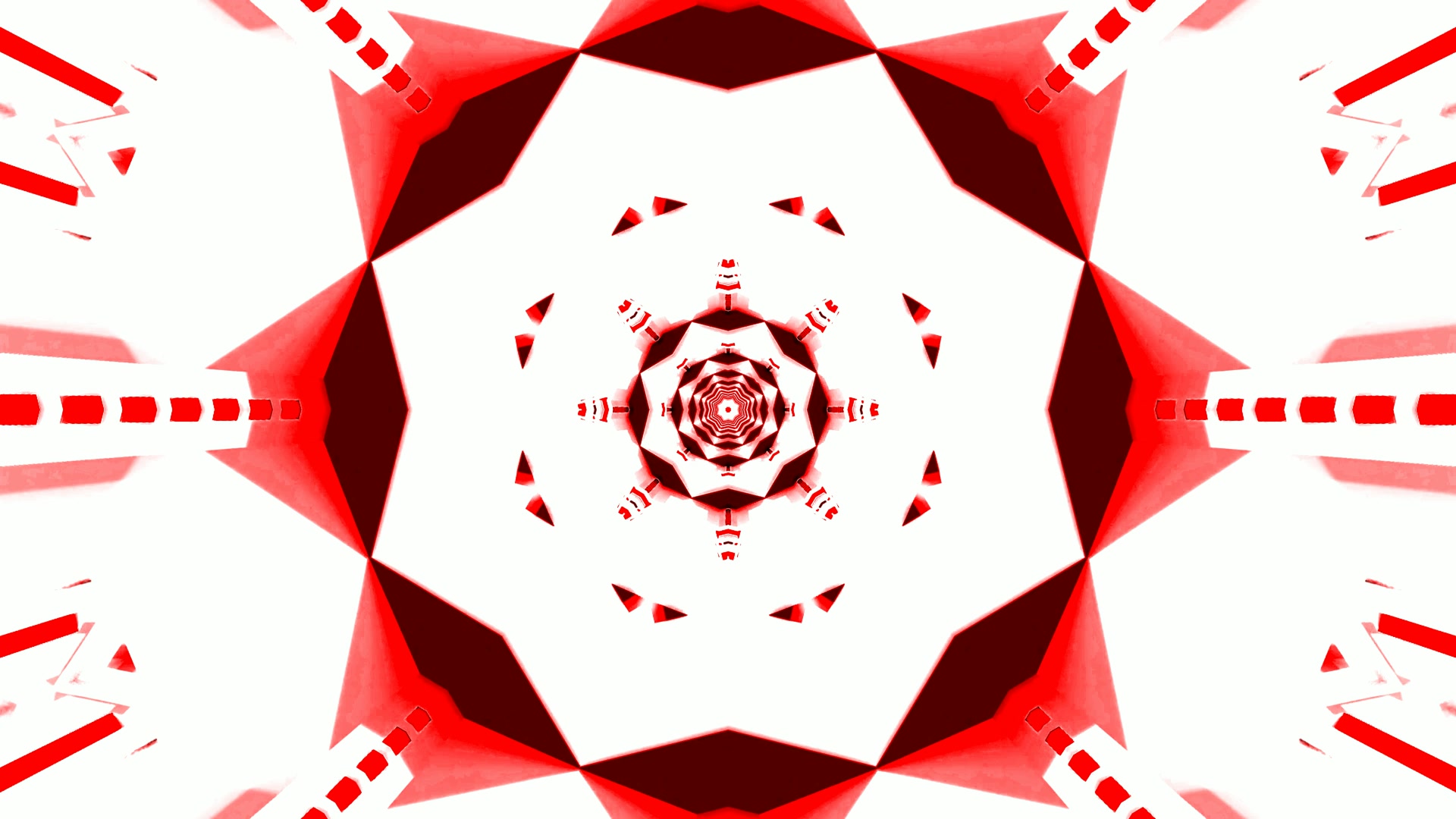 Crimson Neon Tunnel Star Burst 4k uhd 60fps screensaver Vj clip