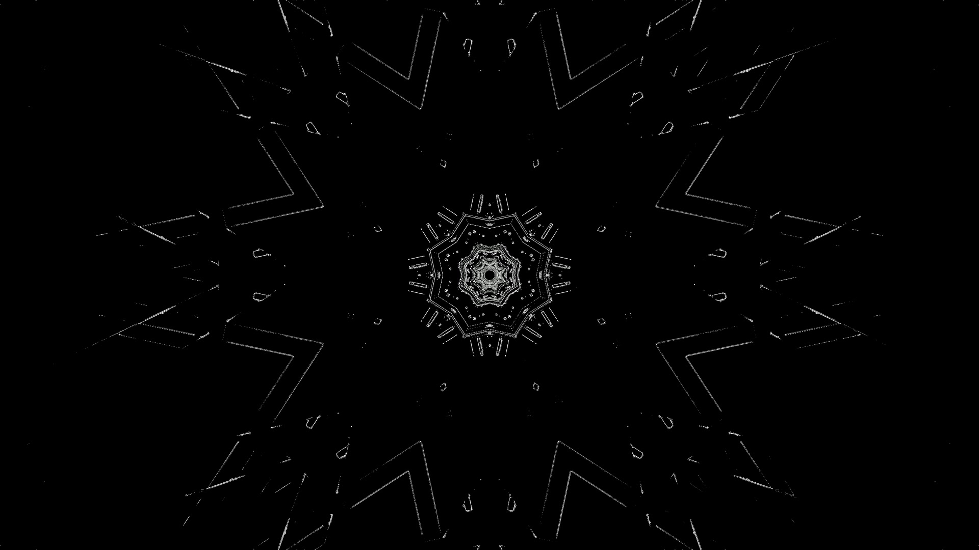 neon tunnel kaleidoscope screensaver windows 11 vj loop 4k uhd 60fps