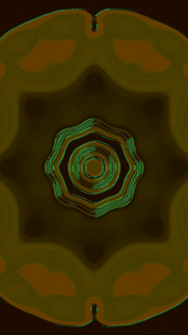 Neon Tunnel Kaleidoscope Spiral | 9:16 Reels 60fps VJ Loop Screensaver