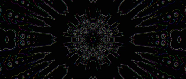 Neon Tunnel Kaleidoscope Burst | 21:9 Ultrawide 60fps VJ Loop Screensaver