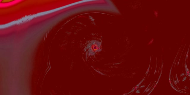 Red Swirling Vortex Neon Tunnel VJ Loop 2:1 Univisium 60fps Screensaver