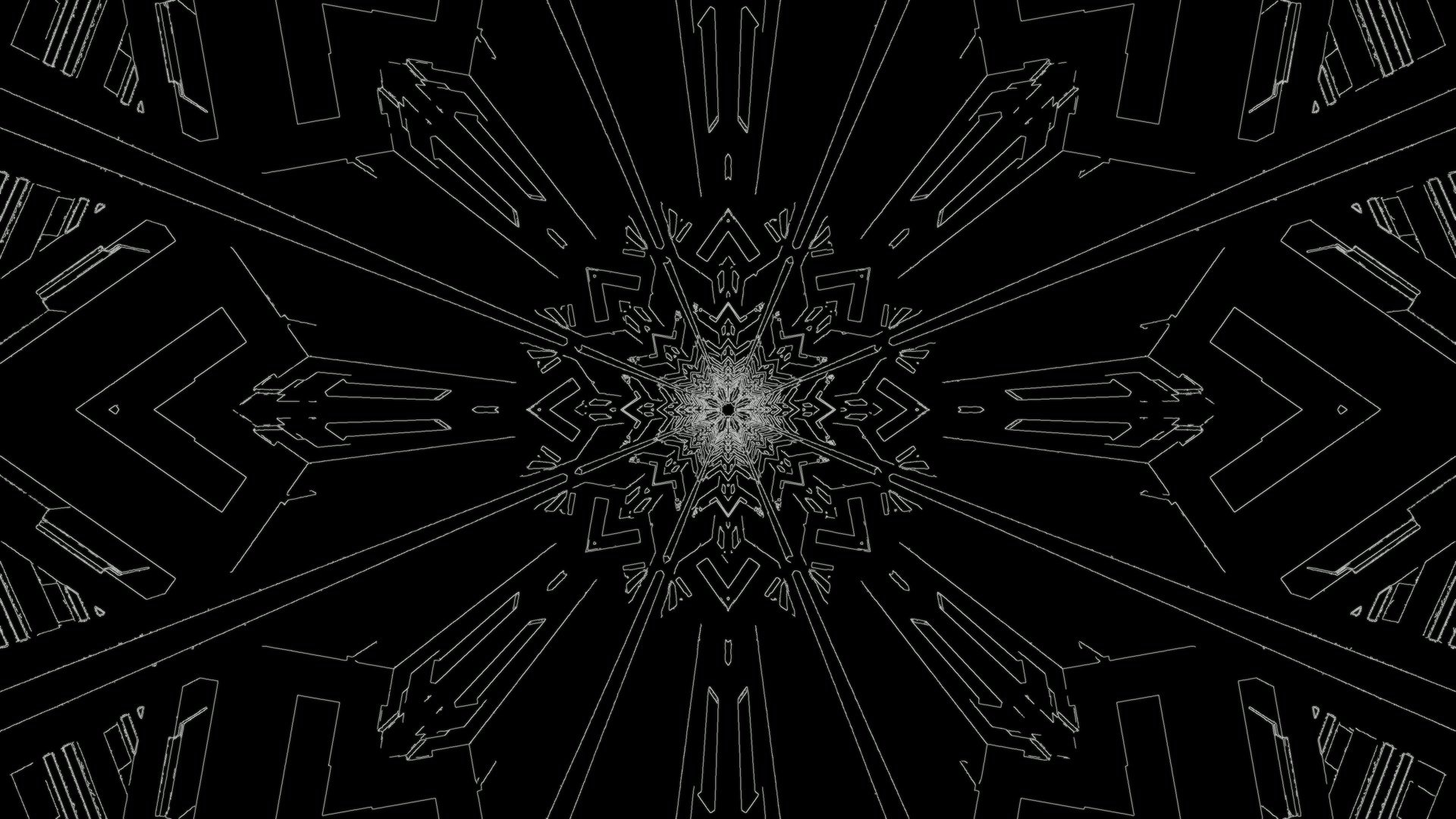 Neon Tunnel Screensaver Windows 4K 60fps VJ Loop Animation