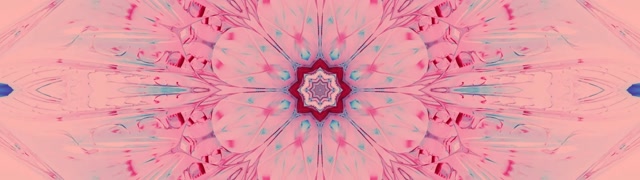 Neon Tonnel Pienk Kaleidoskoop Mandala Uitbarsting VJLoops 32:9 Super Ultrawyd 60fps Skermbeskermer