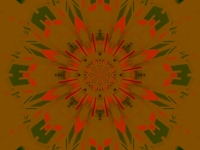 Neon Tonnel Kaleidoskoop Uitbarsting VJ Loop 4:3 Klassiek 60fps Skermsaver