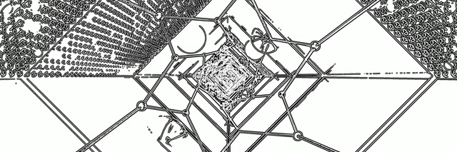 Neon-tonnel Skermbeveiliging 3:1 Drievoudig Wyd 60fps VJ Loop Geometriese Wit Lyne