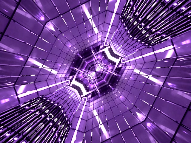 Pers Neon Tonnel Skermbewaarder 4:3 Klassiek 60fps VJ Loop PC Skootrekenaar