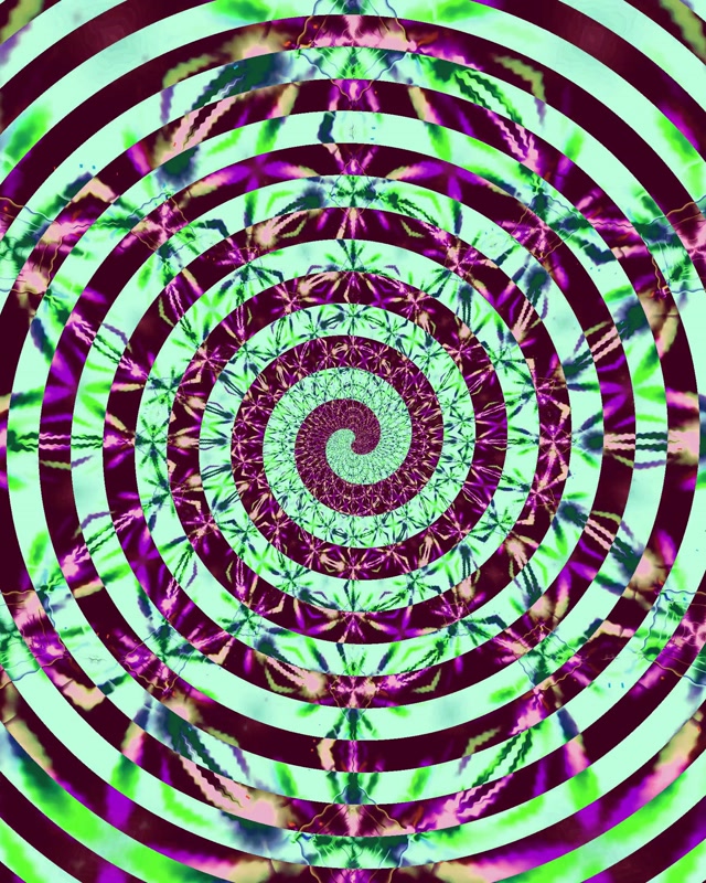 VJLoops Neon Tonnel Hipnotiese Spiraal Werwel 4:5 Instagram 60fps Skermbeskermer