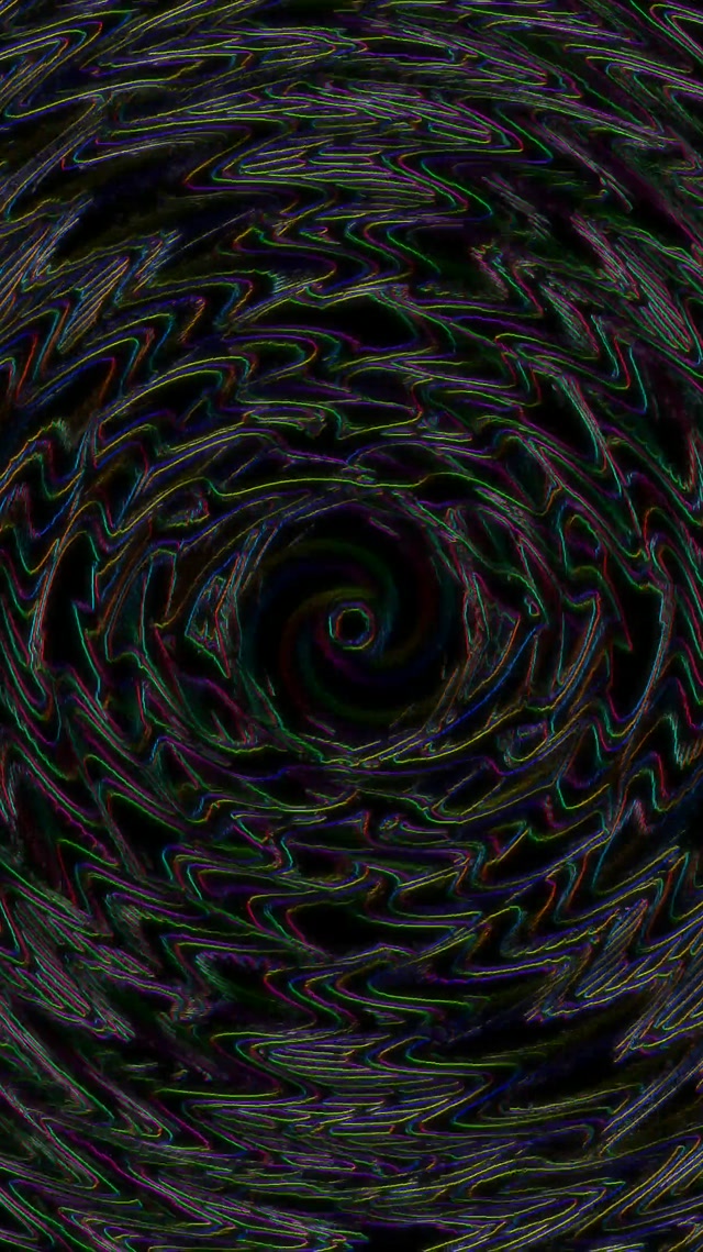 Neon Tunnel Spiraling Vortex VJ Loop 9:16 Reels 60fps Screensaver