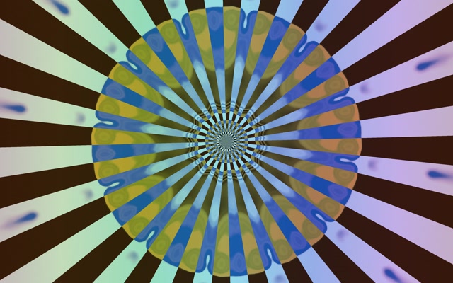 Neon Tonnel Kaleidoskoop Uitbarsting VJ Loop 60fps 16:10 MacBook Skermsaver