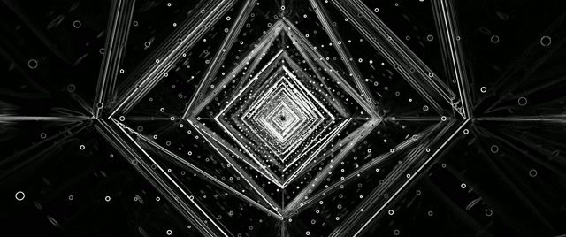 Neon Tunnel Diamond Vortex VJ Loop 2.39:1 Cinemascope 60fps Screensaver
