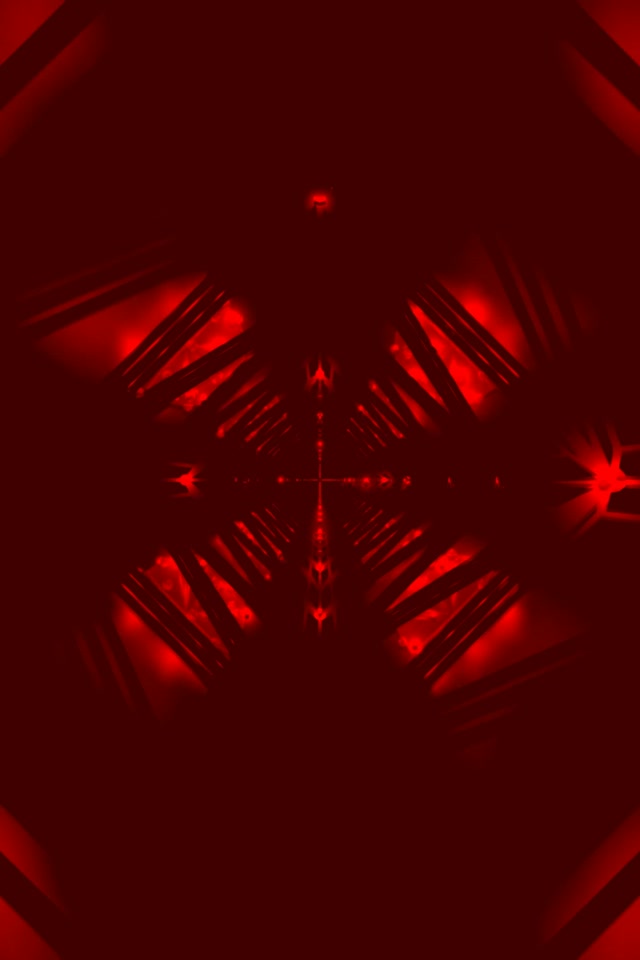 Rooi Neon Tonnel VJ Loop | Diamant Vortex 2:3 Portret 60fps Skermskakel