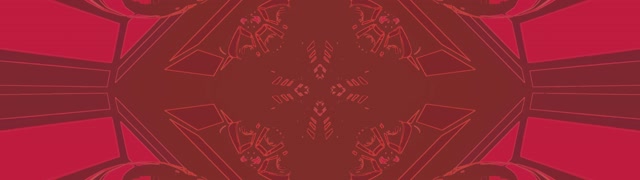 Rooi Kaleidoskoop Neon Tonnel VJLoops 32:9 Super Ultrawyd 60fps Skermbeskermer