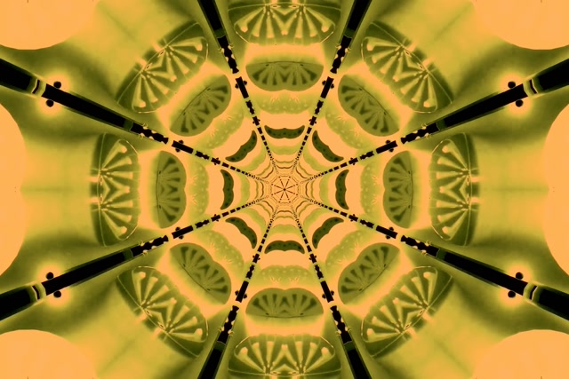 Neon Tonnel Kaleidoskoop Ster Uitbarsting VJ Loop 3:2 Surface 60fps Skermsaver