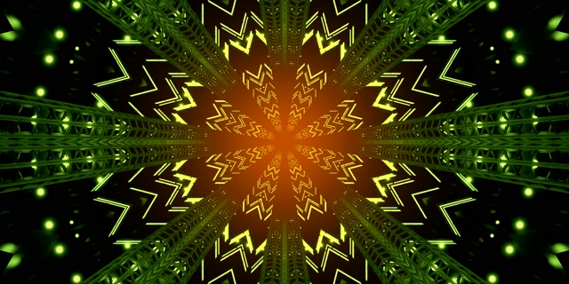 Neon Tonnel Sigsag Kaleidoskoop Bars VJLoops 2:1 Univisium 60fps Skermbewaarder