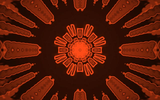 Pulsating Mandala Neon Tunnel 16:10 MacBook 60fps Screensaver VJ Loop