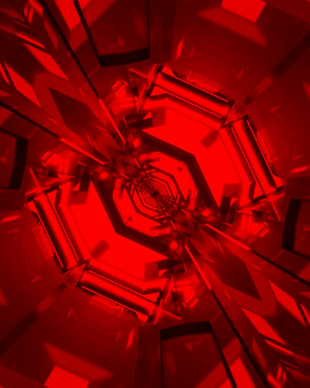 Rooi Neon Tonnel Spiraal Vorteks VJLoops 60fps 4:5 Instagram Skermbeskurmer