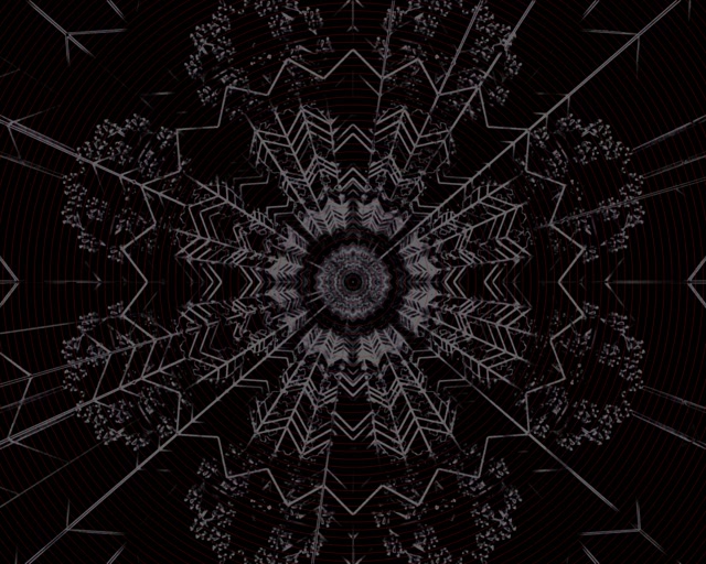 Fraktaal Kaleidoskoop Neon Tonnel 5:4 industrieel 60fps Skermbespaarder VJLoops