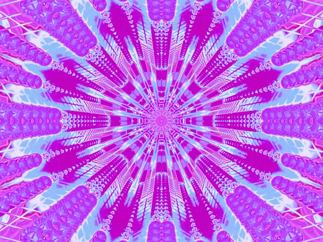 Neon Tonnel Kaleidoskoop Uitbarsting VJ Loop 4:3 Klassiek 60fps Skermsaver