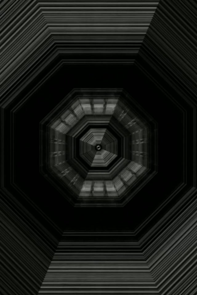 Octagonal Neon Tunnel Vortex 9:16 Portrait 60fps Screensaver Loop