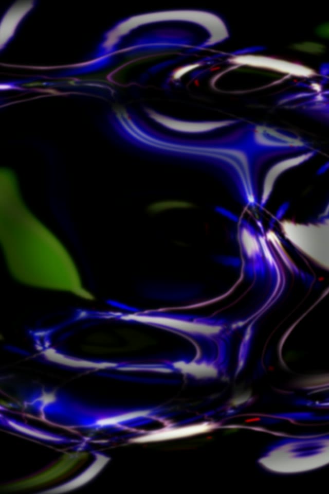 Blue Neon Tunnel VJ Loop 9:16 60fps Screensaver Glowing Curves