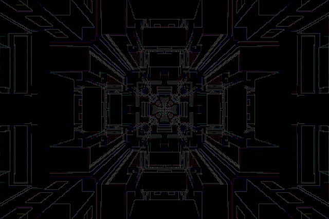 Neon Tonnel Geometriese Rooster VJ Lus 3:2 Surface 60fps Skermbewaarder