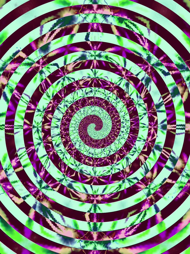 Neon Tonnel Spiraal Werwel VJLoops 3:4 iPad Portret 60fps Skermbeskermer