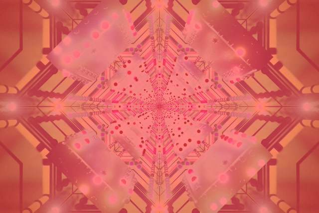 Neon Tonnel Pienk Diamant Kaleidoskoop VJLoops 3:2 Surface 60fps Skermbespaarder
