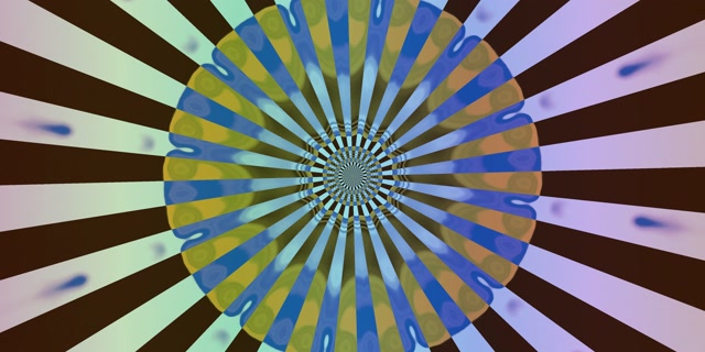 Neon Tonnel Spiraal Straal Uitbarsting VJ Loop 2:1 Univisium 60fps Skermbeskermder