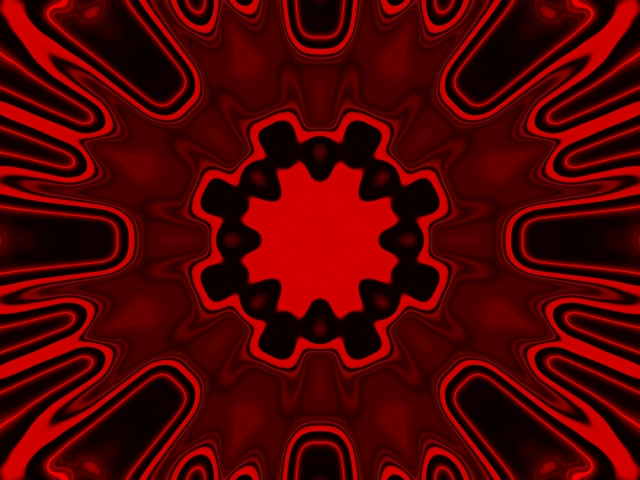 Pulsating Red Neon Tunnel Vortex Loop 4:3 Classic 60fps Screensaver
