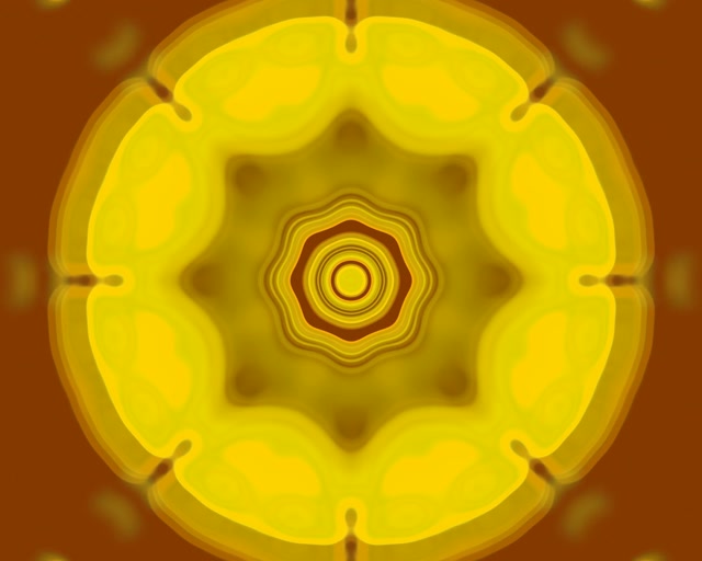 Yellow geometric neon tunnel 5:4 industrial 60fps VJ loop screensaver