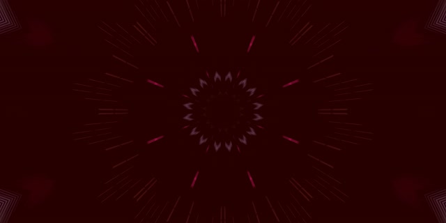 نفق النيون القرمزي انفجار النجمة Vj Loop 2:1 Univisium 60fps حافظة الشاشة