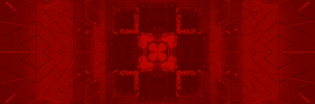 Red Neon Tunnel Pulsating Square Vortex 3:1 Ultrawide 60fps VJ Loop Screensaver