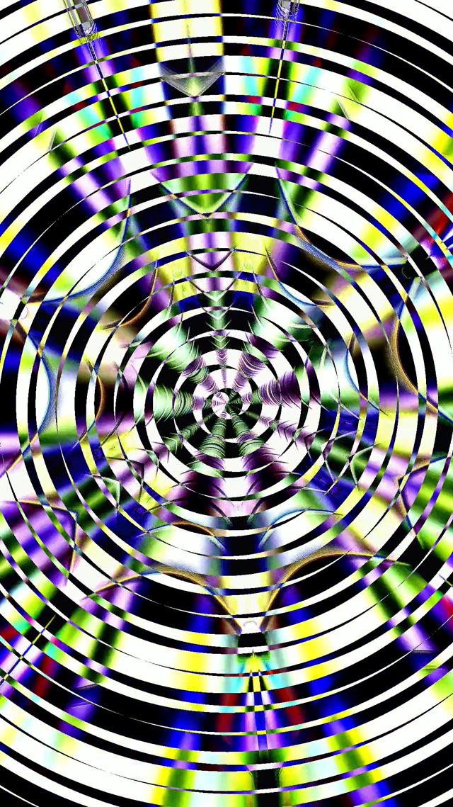 Neon Tunnel Concentric Circles Vj Loop 9:16 Reels 60fps Screensaver