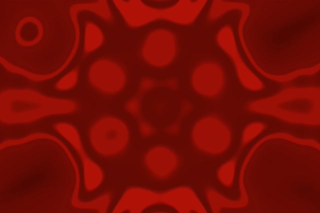 Red Pulsating Orbs Neon Tunnel 3:2 Surface 60fps VJ Loop Screensaver