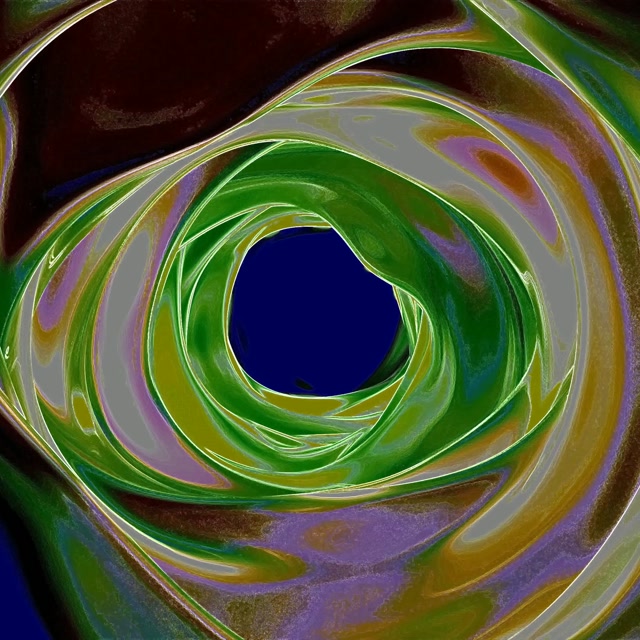 شاشة توقف نفق نيون ويندوز 11 دوامة خضراء VJ loop 1:1 مربع 60fps