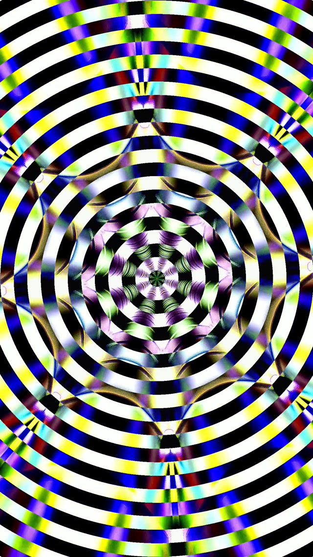 Neon Tunnel Radial Kaleidoscope | 9:16 Reels 60fps VJ Loop Screensaver