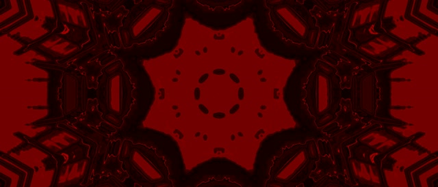 نفق النيون السداسي الأحمر مدار Vj Loop 21:9 فائق العرض 60fps حافظة الشاشة