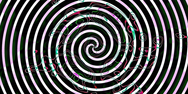 نفق النيون لولبي منوم دوامة Vj Loop 2:1 Univisium 60fps شاشة توقف