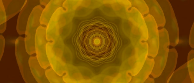 Golden Spiraling Vortex Neon Tunnel 21:9 Ultrawide 60fps VJ Loop Screensaver