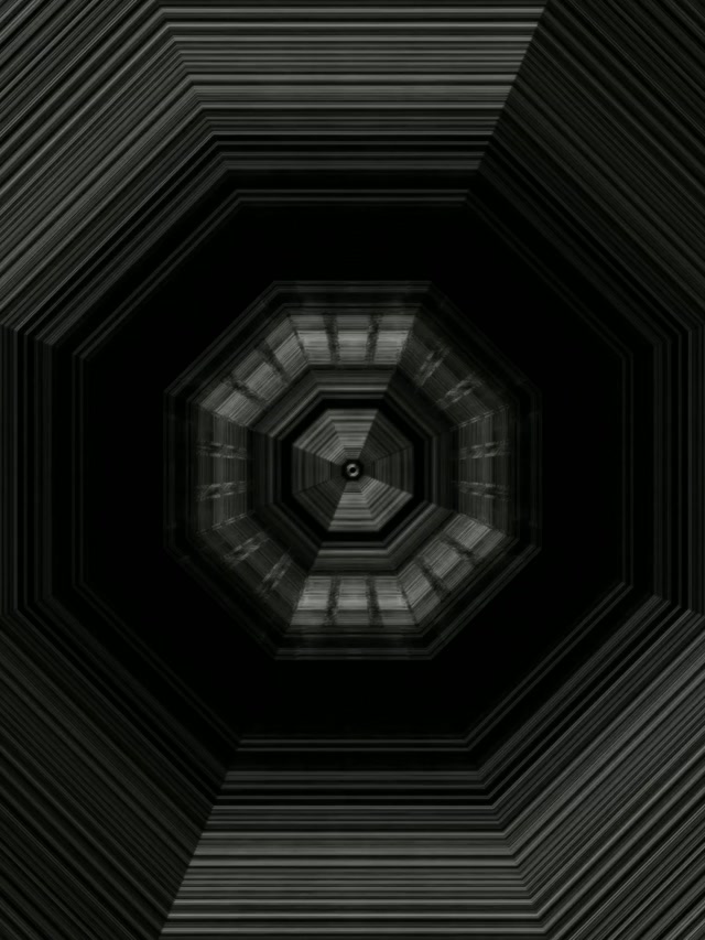 Octagonal Neon Tunnel Vortex 3:4 iPad Portrait 60fps Screensaver Loop