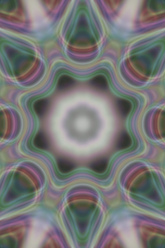 Symmetrical Neon Tunnel | 9:16 Reels | 60fps | Pulsating Kaleidoscope Screensaver | VJ Loop