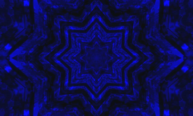 Син Звезда Неонов Тунел Скрийнсейвър 5:3 широк 60fps VJ Loop