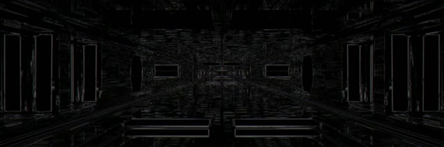 Neon Tunnel Infinite Corridor 3:1 Triple Wide 60fps VJ Loop Screensaver
