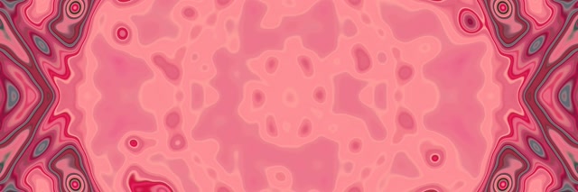 Neon Tunnel Pink Kaleidoscope Bloom VJ Loop 3:1 Triple Wide 60fps Screensaver