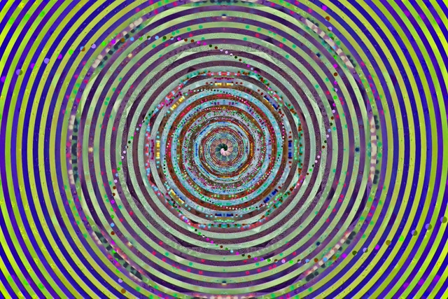 Neon Tunnel Concentric Circles VJ Loop 60fps 3:2 Screensaver