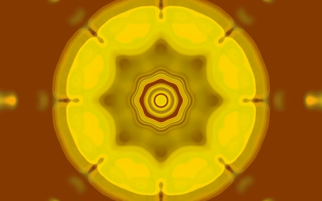 Pulsating Yellow Neon Tunnel | 16:10 Macbook | 60fps Screensaver VJ Loop