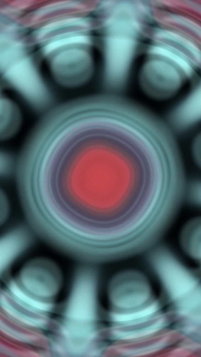 Pulsating Red Core Neon Tunnel | 9:16 Reels 60fps VJ Loop Screensaver