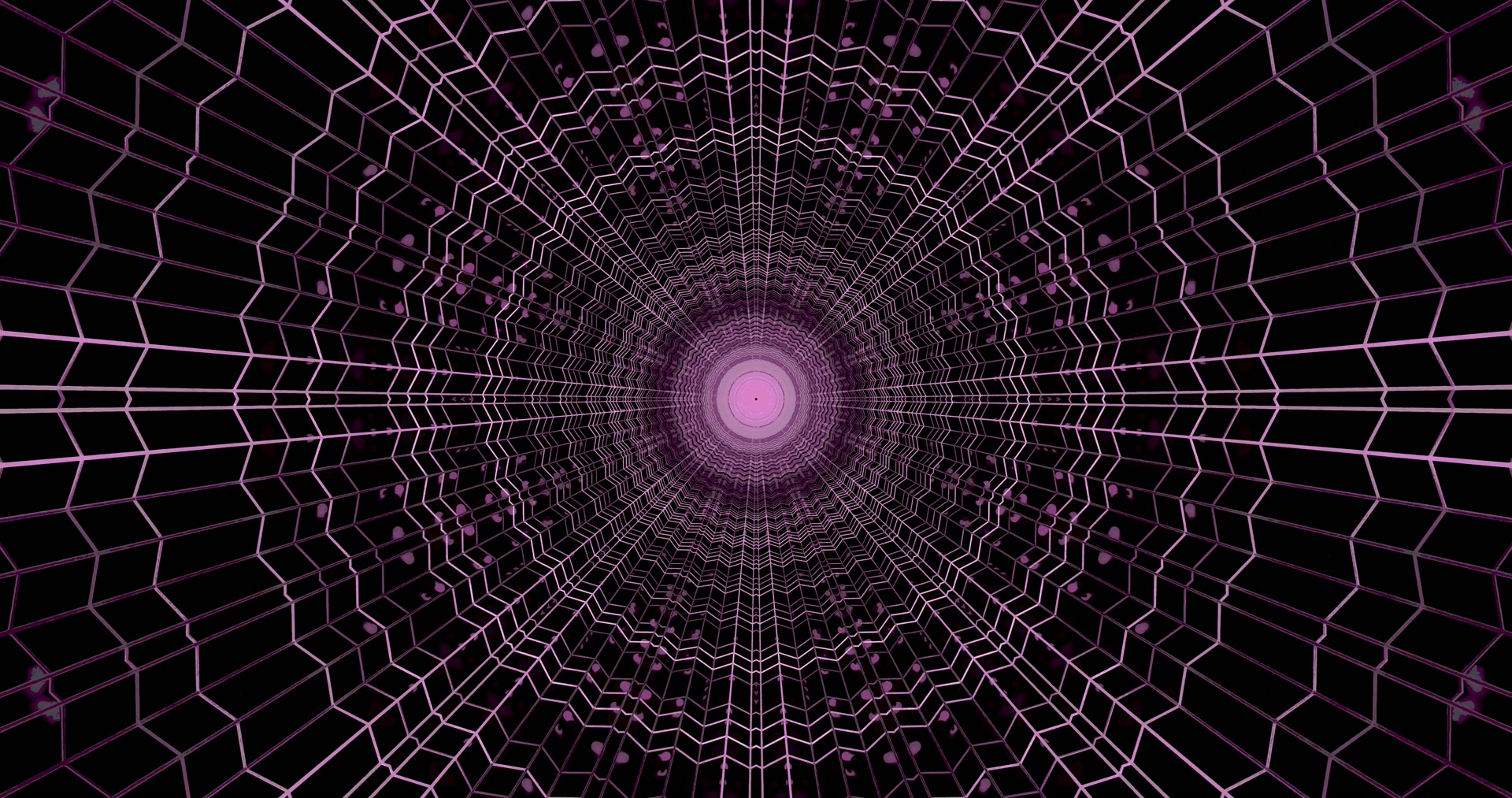 Túnel Neon Violeta Salvapantalles 4K UHD 60fps VJLoops