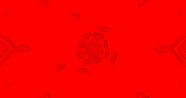 Bucle Fons Moviment Abstracte Vermell Vibrant - Visual VJ Color Sòlid Energètic